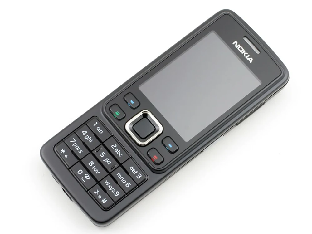 Original Nokia 6300 2G Mobile Phone 2.0'' GSM 900/1800/1900 Russian&Arabic Keyboard FM Radio MP3 Player Bluetooth CellPhone