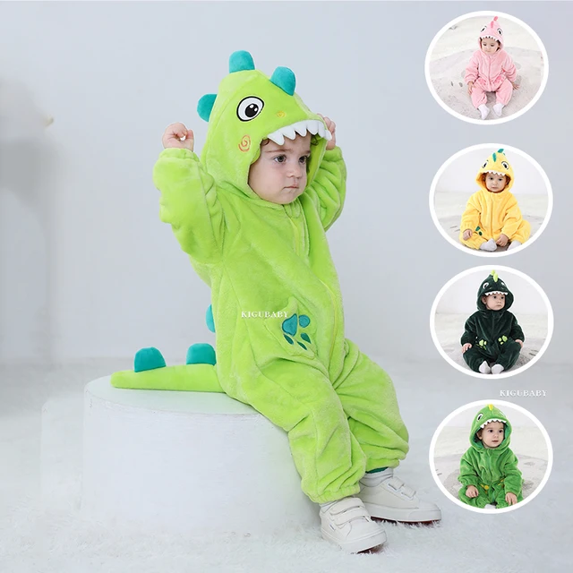 Discover the Cozy and Cute Kigurumis Dinosaur Newborn Baby Clothes Pajamas