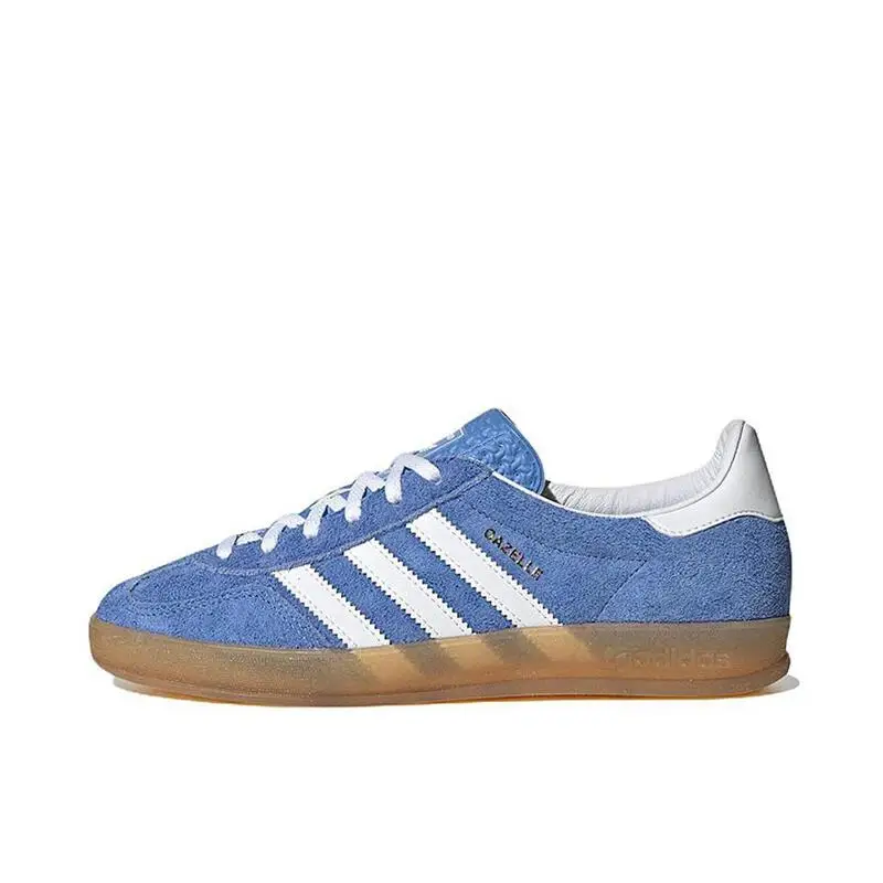 thumbnail image 1 of Zapatillas de entrenamiento ASAdidas Gazelle para mujer, cómodas, acolchadas, antideslizantes y resistentes al desgaste, de piel de ante, versátiles, color rosa., 1 of 5