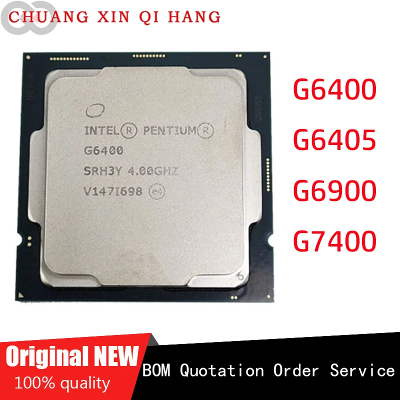 

For G6400 G6405 G6900 G7400 Intel Pentium Used Dual-Core 4 threads CPU Processor