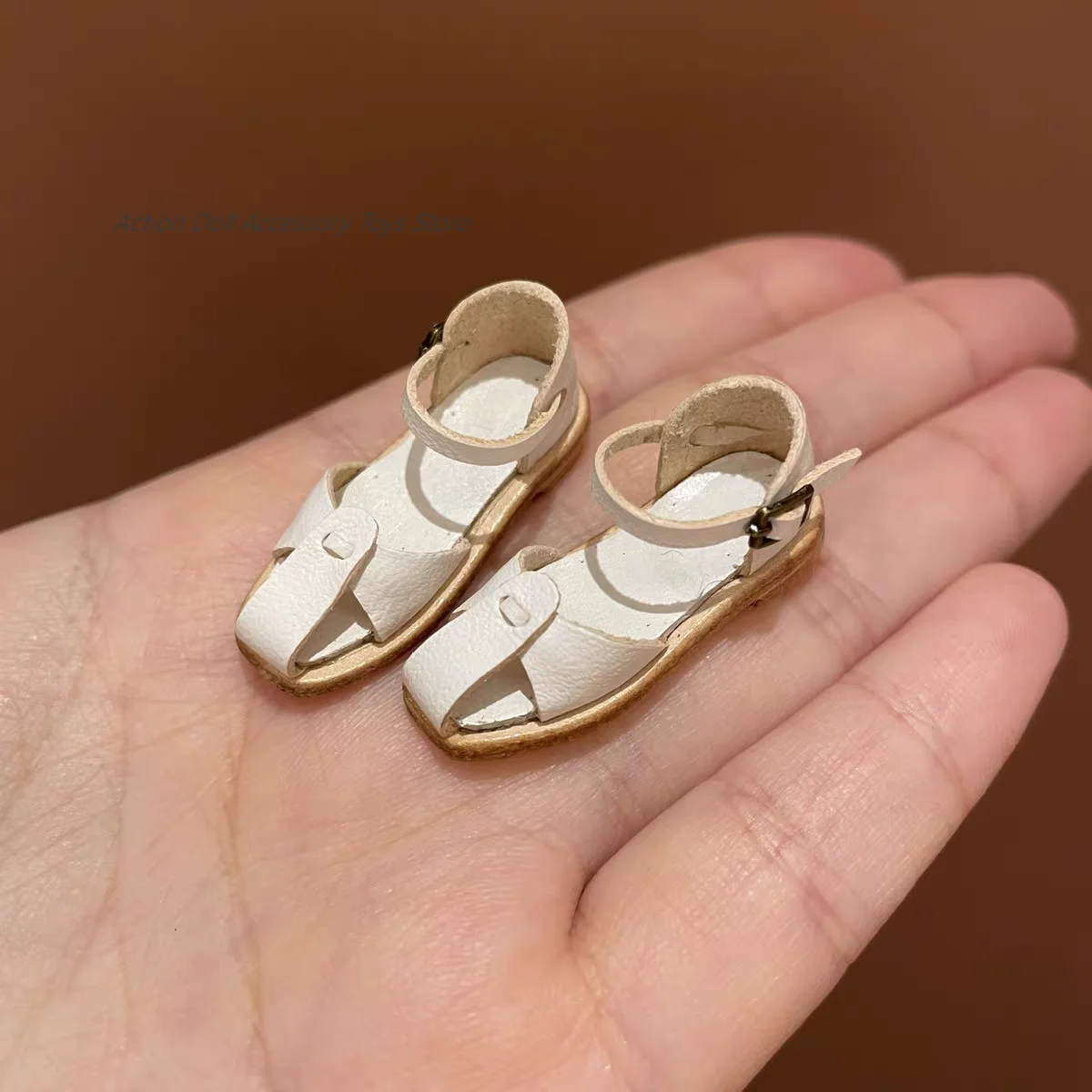 Zapatos de muñeca de cuero de 5,5 cm, Mini botas de encaje bonitas 1/6 Zapatos de muñeca de cuero de 5,5 cm, Mini botas de encaje bonitas 1/6
