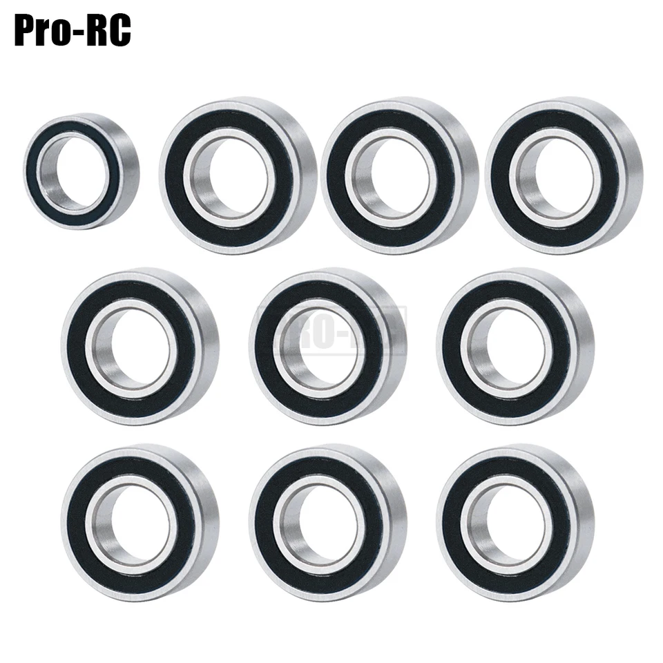 Kit Roulements Scellés Kit De 24 Roulements Scellés En Caoutchouc Pour Mugen Seiki MBX8/MBXT ECO - Mise à Niveau RC 1/8 Moteur Bxe