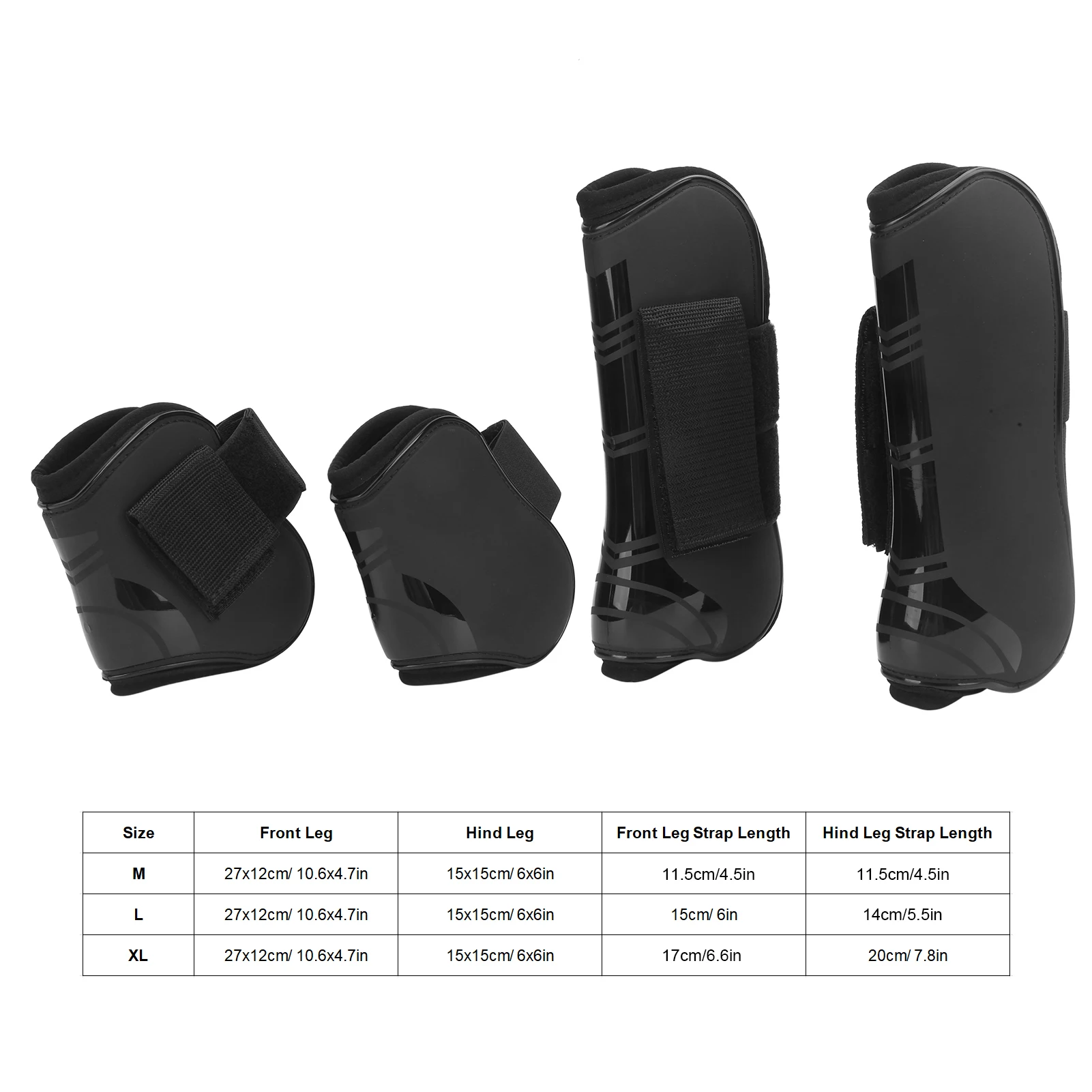 Horse Tendon Boots Equestrian Jumping Legs Protection Lightweight and Adjustable 1pair horse leg boots