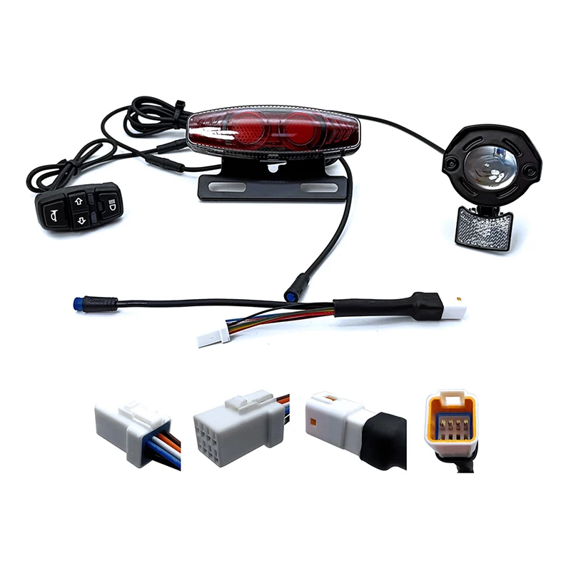

EIBKE Electric Bicycle Ebike Light Set Steering Brake Light Accessory Universal 24V 36V 48V 60V BAFANG KUNTENG JULET