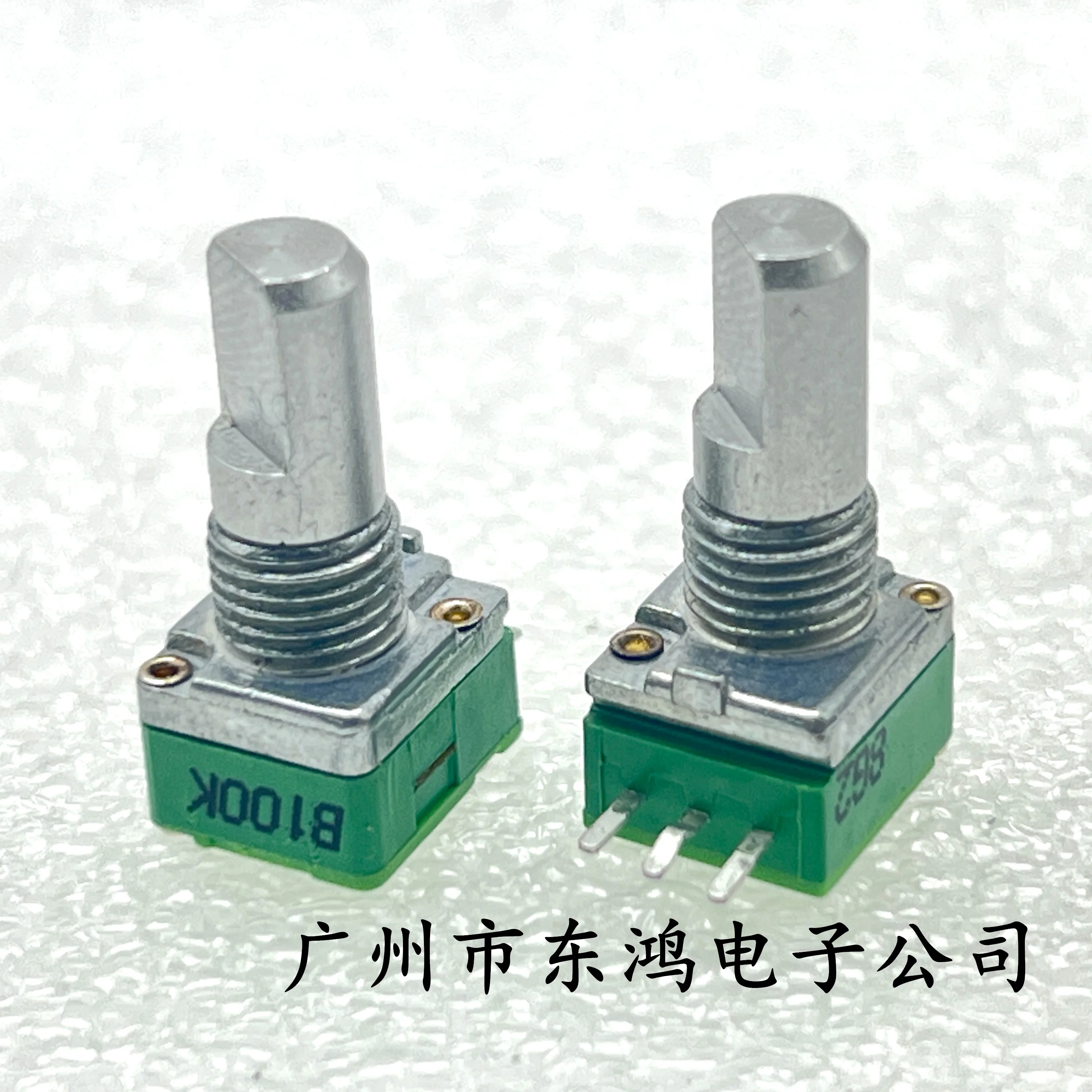 1 PCS Taiwan 09 Precision Potentiometer B100K B22K A250K C1M C150K Single axle length 15mm