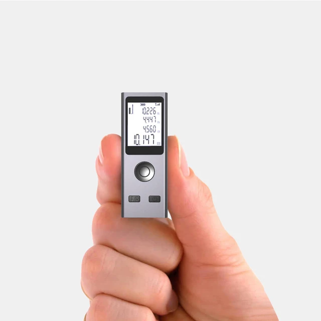 Mini Laser Rangefinder Digital Tape Measure Laser Ruler USB Charge Aluminum Alloy Fuselage Measuring Distance: 30m/50m 1