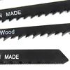 5pcs/set HCS 6T Jig Saw Blades T244D/T344D for Fast Cutting Straight Cutting 4 Mm Teeth Length Jigsaw Blades 100*1.2mm Saw Blade 5