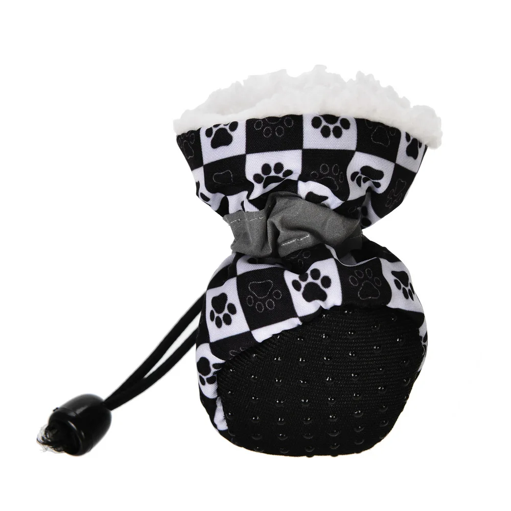 Title 8, 4pcs Shoes For Small Dogs Cats Warm Waterproof ...
