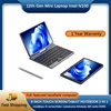 YSJMNPC 12th Gen Mini Laptop Intel N100 Quad Core 8 Inch Screen LPDDR5 12GB 1TB 4800MHz Windows11Pro AX WiFi6 BT5.2 RJ45 LAN 1