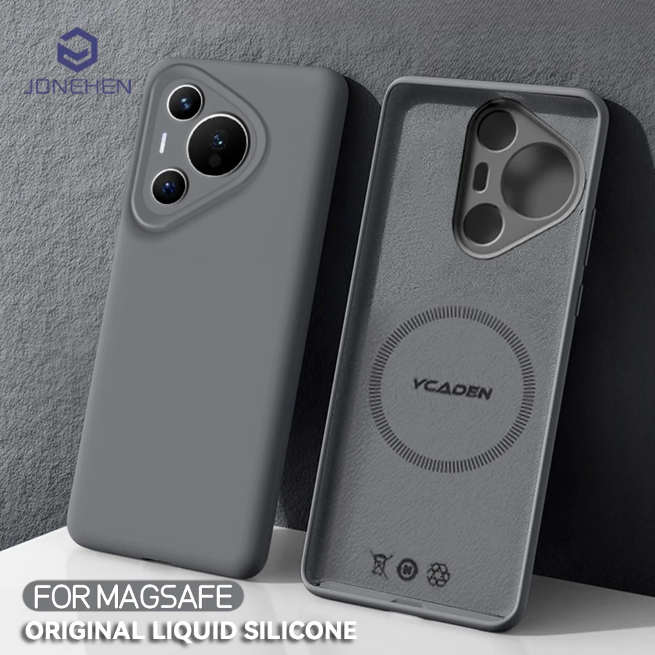 Premium Liquid Silicone Magnetic Shockproof Case - Soft Bumper Cover