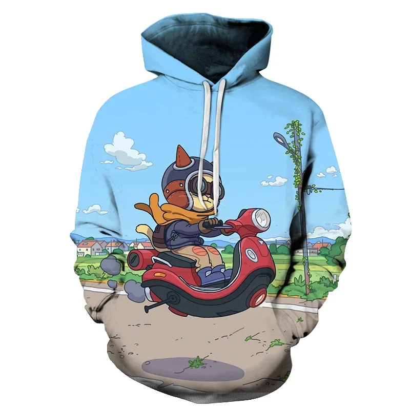 3D Night Printed Men's Hoodie 2