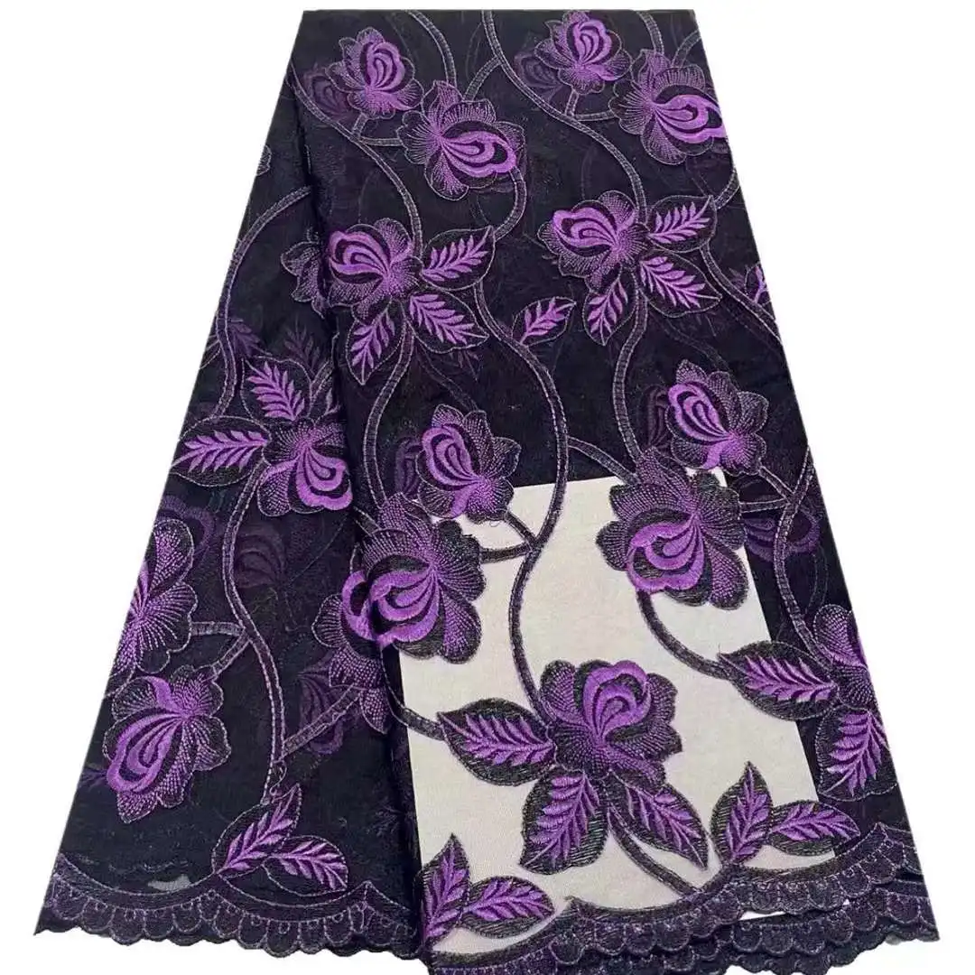Latest Best Quality Delicate Very Soft Embroidered Tulle lace Fabric For Wedding Party Evening Dress U_GE3688