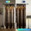 Roman Column Printed Curtain for Home Decor - Rod Pocket Window Treatment for Bedroom, Kitchen, Living Room 4
