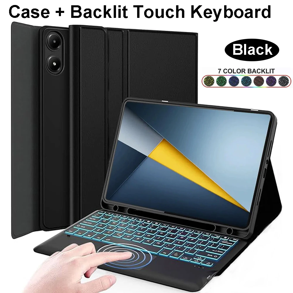 Bluetooth Wireless Tablet Stand Case - Protective Smart Folio Cover in Sleek Design