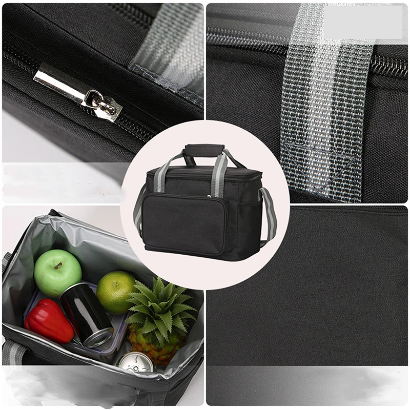작업용 보온 도시락 가방, 피크닉 가방, 자동차 Bolsa 냉장고, 휴대용 쿨러 백, 식품 배낭, 15L