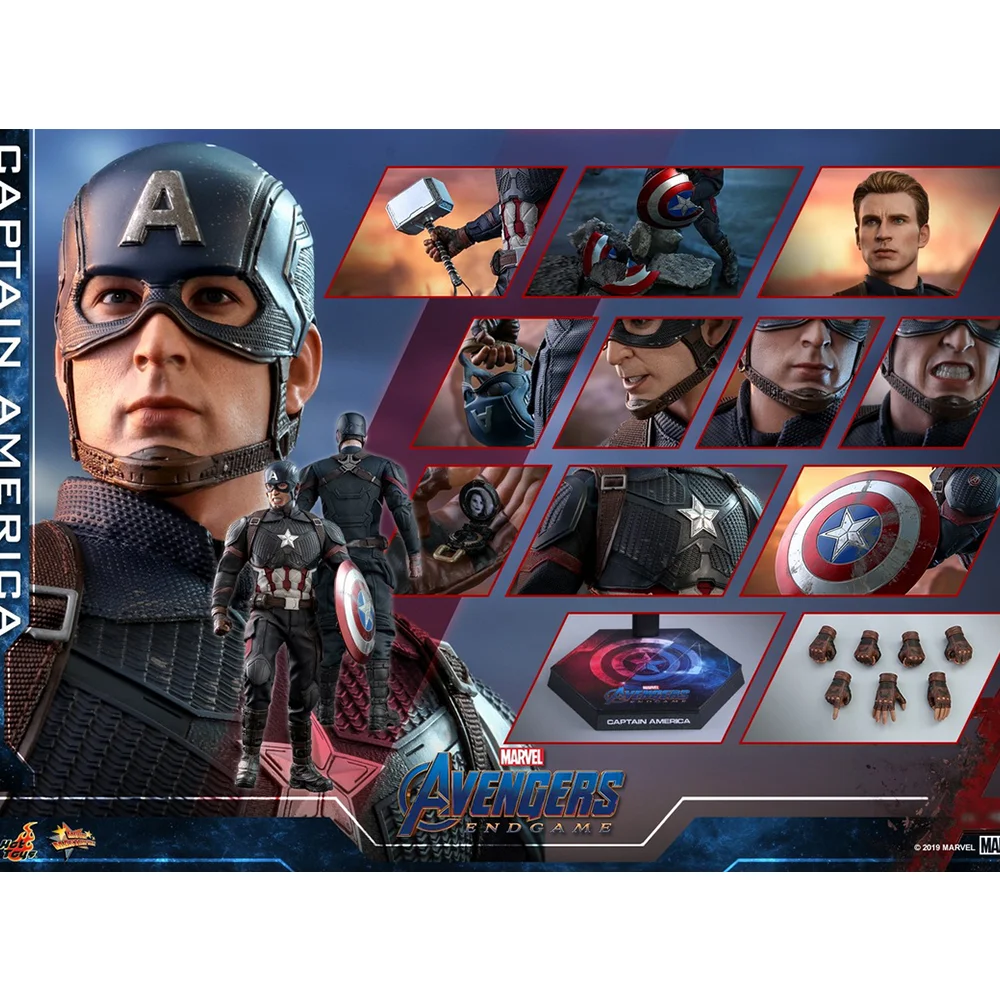 

Лидер продаж, игрушки MMS536 1/6, мужской солдат Marvel, капитан США, Мстители, Лига 4, финальная битва, полный набор, модель 31 см, коллекционная экшн-фигурка