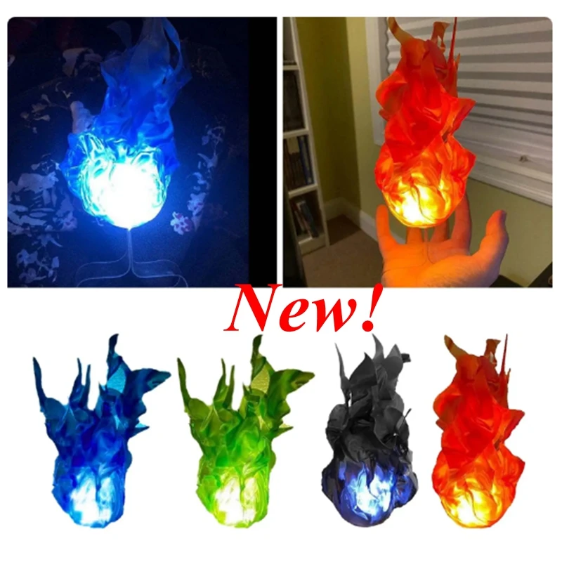 2024 Nuovo Harry 4 Colori Halloween Floating Fireball Puntelli Rosso Blu Verde Nero Magic Fireball Per La Decorazione Di Eventi Per Feste A Casa