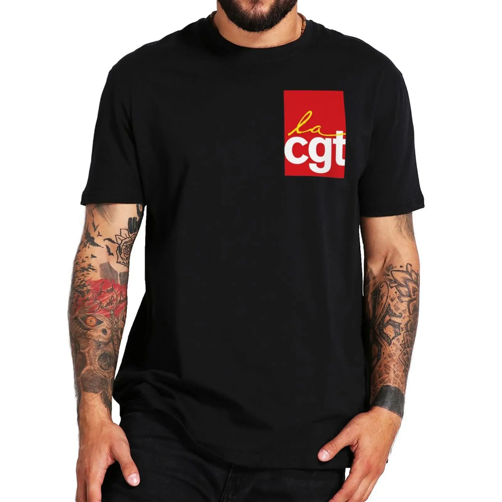 

CGT Union Member T-shirt French Text Retired Slogan Retirement Gift T Shirt For Men Women 100% Cotton Unisex Tee Top EU Size