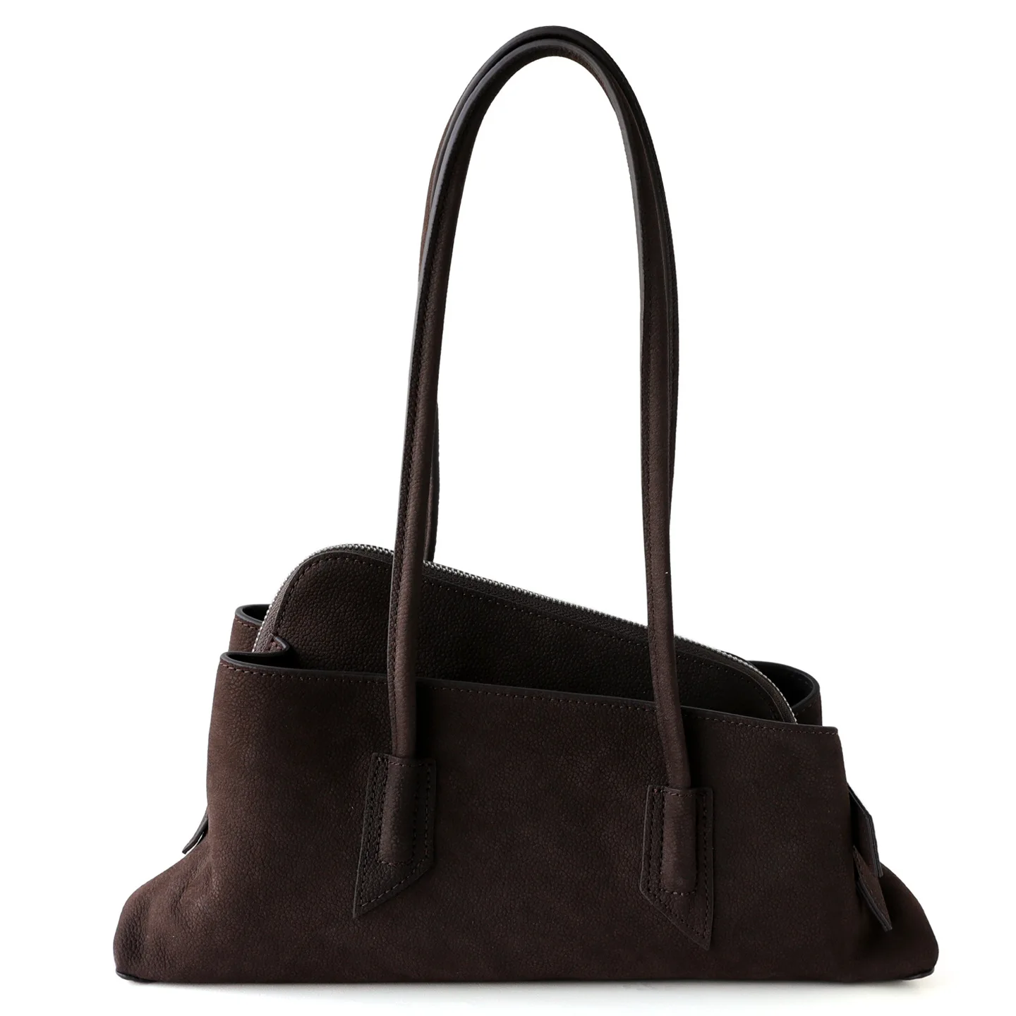 2026 Irregular Green Slanted Top Underarm Bags Women Luxury Designer Lychee-grained Cowhide Handbags Hot Chic Catwalk Bag Ladies