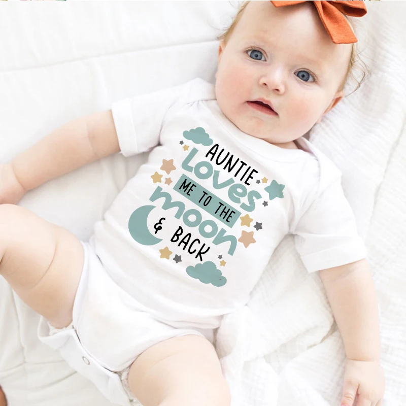 Auntie Baby Clothes WERNZATT Newborn Girl Outfit Short Sleeve Crew