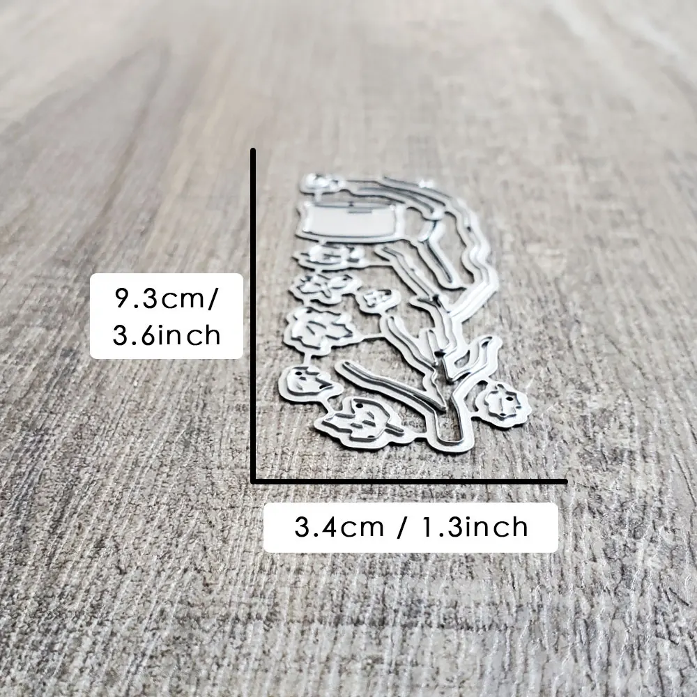 Catlove Herbst Fenster Frau Metall Schneiden Stirbt Scrapbooking Form Messer Schablone Stanzen Karte, Der DIY Handwerk Präge Neue Stirbt – Detail 22