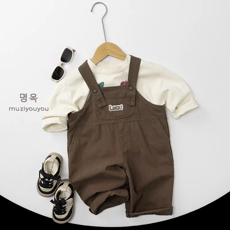 Frühling Herbst Kinder T-Shirts 1-8 Jahre Jungen Mädchen Baumwolle Cartoon-Druck Langarm T-Shirts Koreanische Kleinkinder Oberteile Kinderkleidung – Detail 8