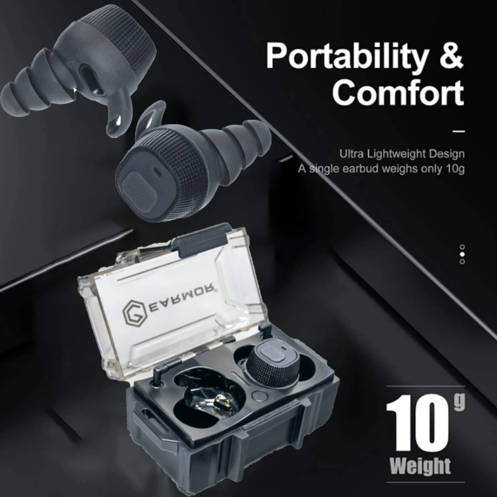 EARMOR M20 電子耳栓ヘッドセットアンチノイズ耳栓電子ダンパー