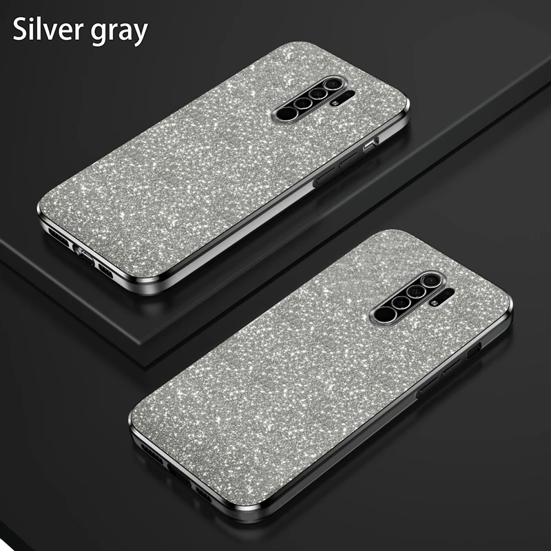 Luxurious Gradient Glitter Plating Silicone Back Cover