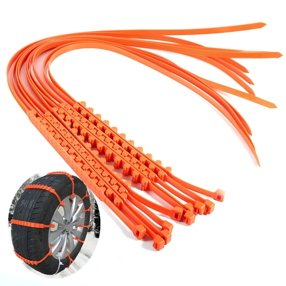 Winter Car Snow Chain Antiskid Car Motorcycle Outdoor Snow Tire Emergency Anti-Skid Tyre Chains Auto Accessories