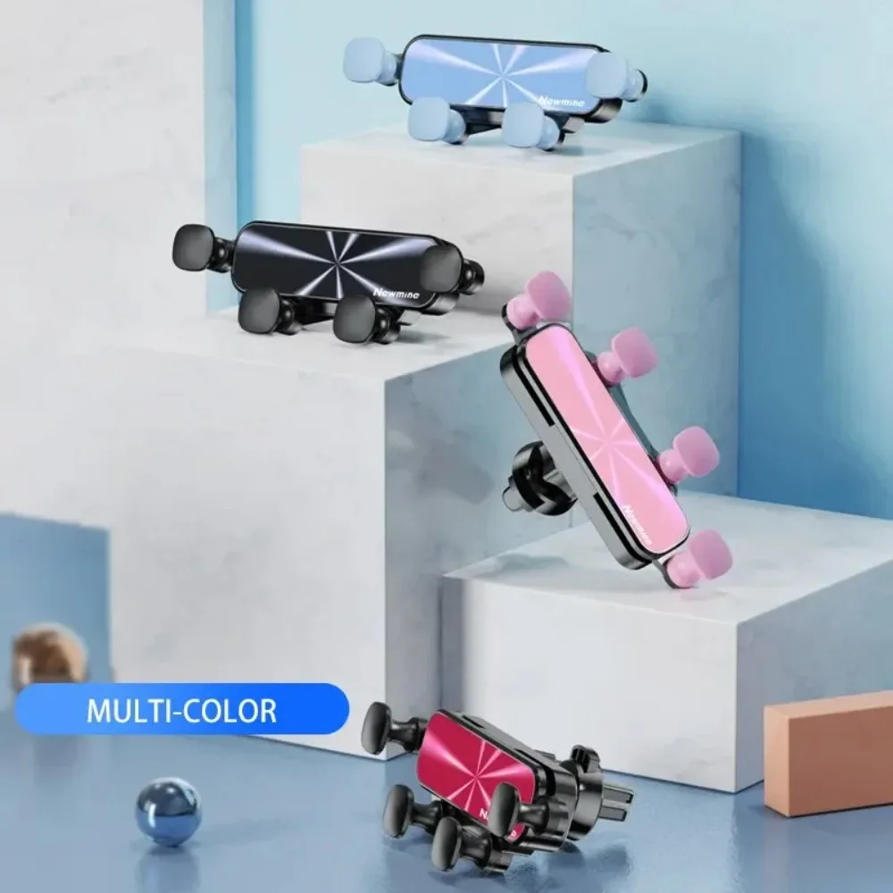 Universal Car Phone Holder 360° Rotation Air Vent Mount Stand Compatible with iPhone Samsung Xiaomi - Mobile Bracket Accessory