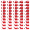 50 Pieces Keychain Split Ring Key Fob Hardware for Key Lanyard Key Chain Making 4
