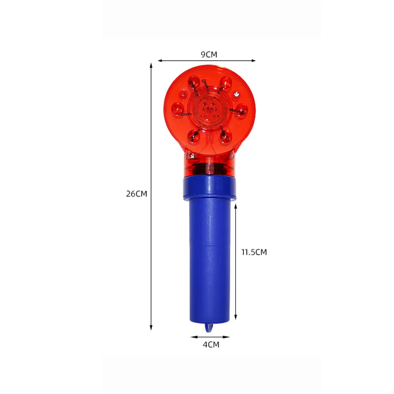 Plum Blossom LED Traffic Safety Warning Light Waterproof And Dust-proof Road Site Construction Road Cone Barricade Lights