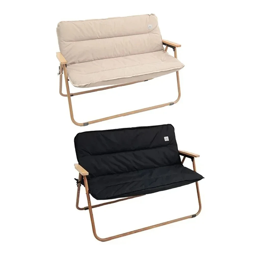 Description Picture 2 of itemDouble Camping Chair Cushion Mat Thickened Thermal Mat Recliner Chair Mat Outdoor 600D Oxford Cloth Mat With Fasten Strap