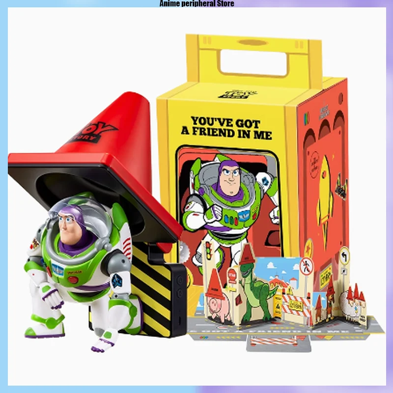 Originale Disney Buzz Lightyear Roadblock Light Toys Story Series Lighting Anime Cartoon Night Light Collection Toys For Friends