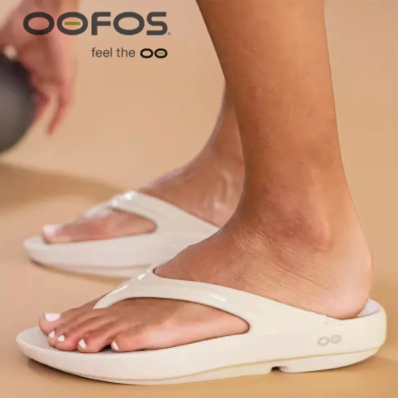 Oofos Slides Oofos Orange OOFOS Sandals Lightweight Recovery