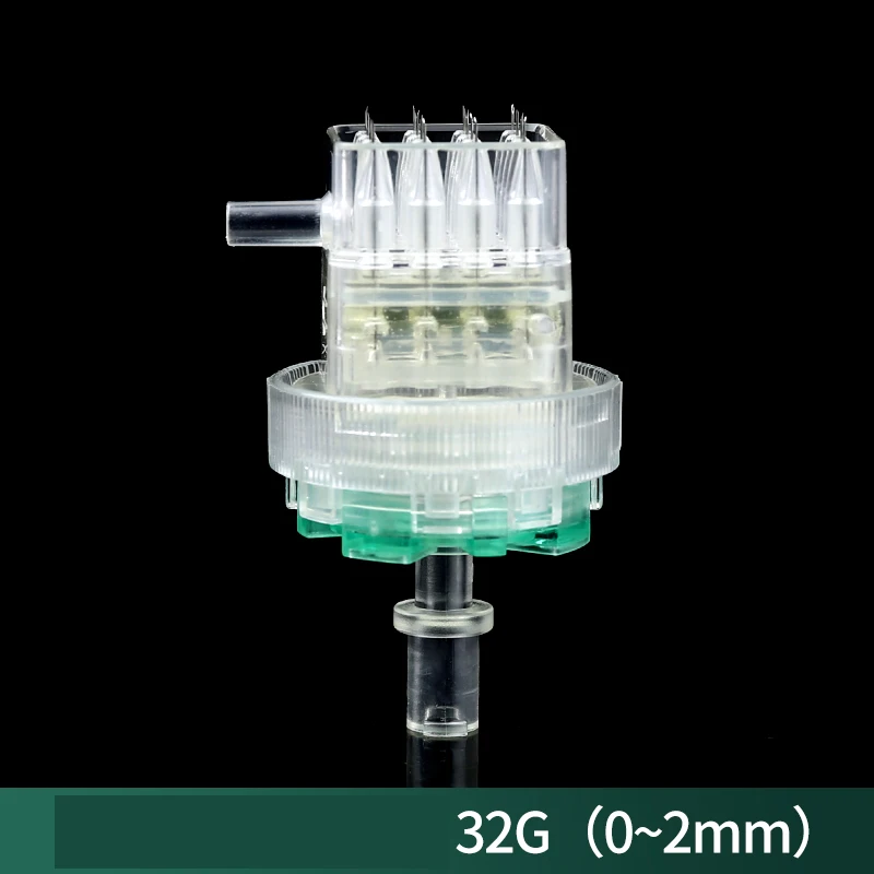 Sixteen Needle Head Negative Pressure Machine Type 32g 34G multi needle hydrolifting gun needle for ez vacuum mesotherapy meso gun injector negative pressure cartridge needle 5pin