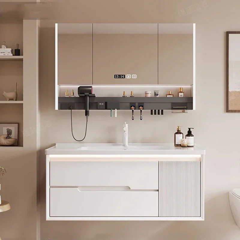 Light Storage Vintage Bathroom Vanities Shower Vanity Drawer Washbasin Toilet Bathroom Vanities Mueble Organizador Furniture