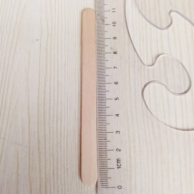50/100PCS Woman Wooden Body Hair Removal Sticks Wax Waxing Disposable Sticks Beauty Toiletry Kits Wood Tongue Depressor Spatula 5
