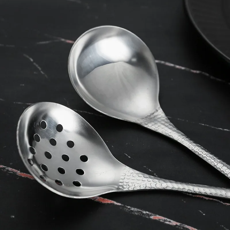 Stainless Steel Soup Spoon Deepen Large Capacity Silver Mirror Polished Flatware Soup Rice Home Kitchen Tableware