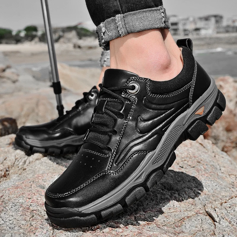 Freizeitschuhe für Herren, Herren-Turnschuhe, Laufschuhe, Wanderschuhe, leicht, Sport, Outdoor, Slip, bequem
_voghion.com