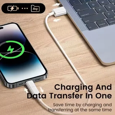 OTG 타입 C - 라이트닝 어댑터 (iOS 암 - USB C 수) 고속 충전 어댑터 (아이폰 14 Pro 노트북 컨버터)