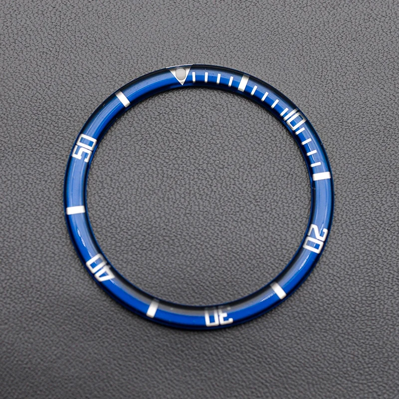 Premium 38x31.5 mm Resin and Aluminum Watch Bezel Insert