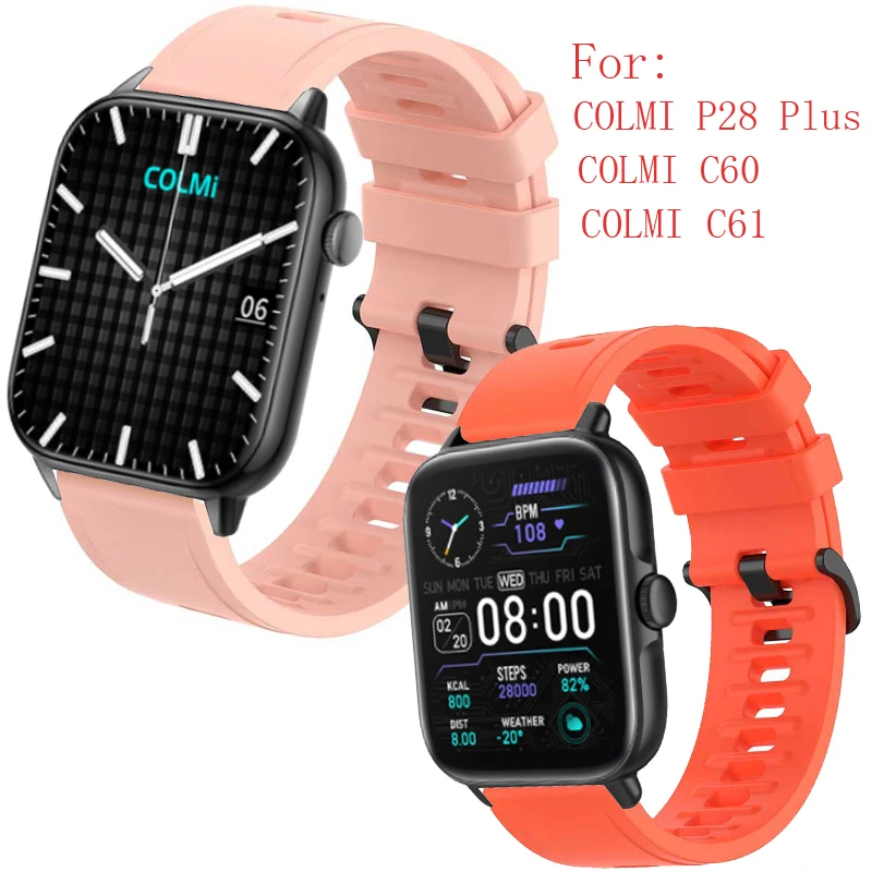 For COLMI P8 Plus Smart Watch Band For COLMI C61 C60 Wrist Bracelet