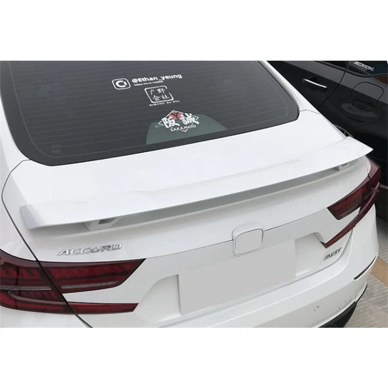 

For Honda Accord Sedan Car Trunk Spoiler Wing ABS Material Body Kit Accessories YOFER Style 2018-2022 Year