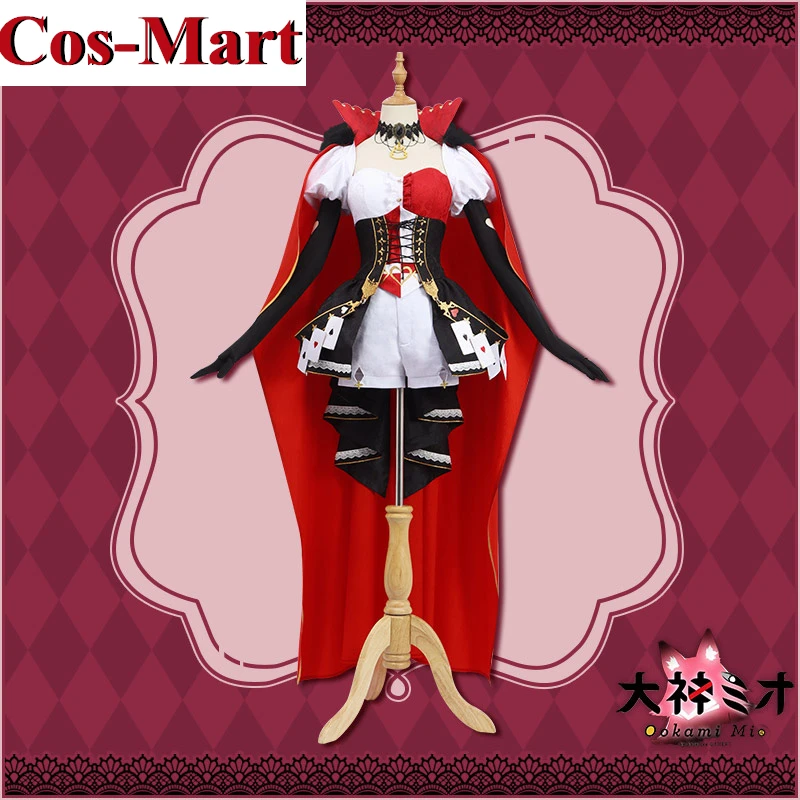 

Cos-Mart [Customized] Anime Vtuber Hololive Ookami Mio Cosplay Costume Fashion Combat Uniform Activity Party Role Play Clothing