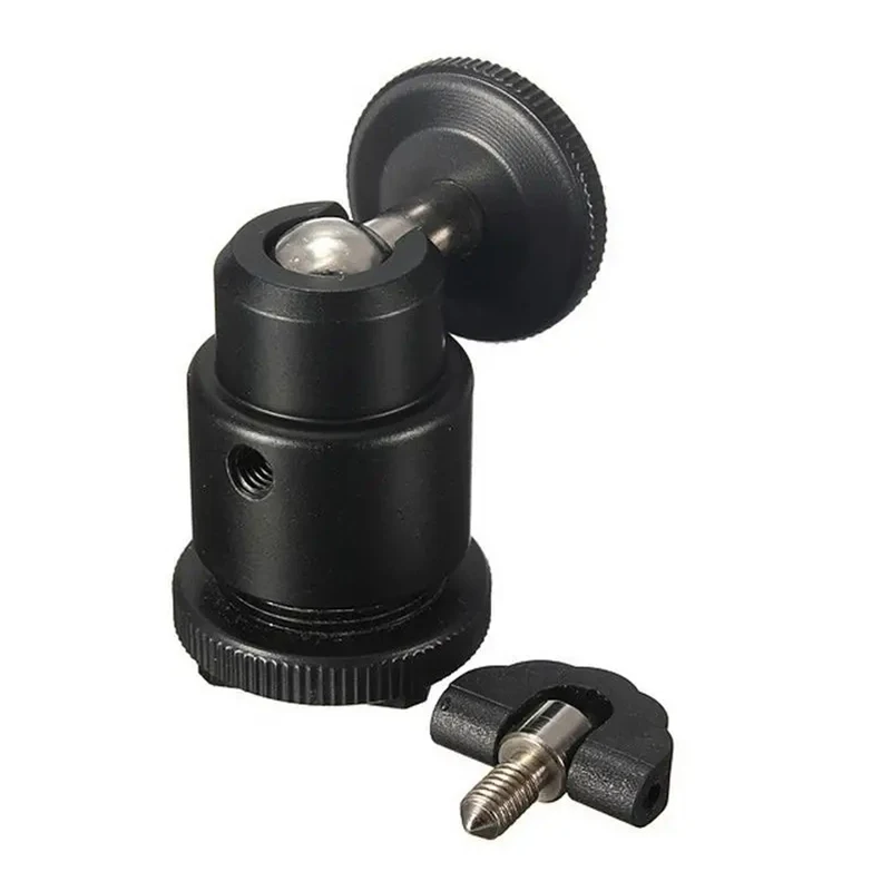 Hot Sale 1/4 Hot Shoe Adapter Cradle Ball Head with Lock for Camera Tripod LED Light Flash Bracket Holder Mount