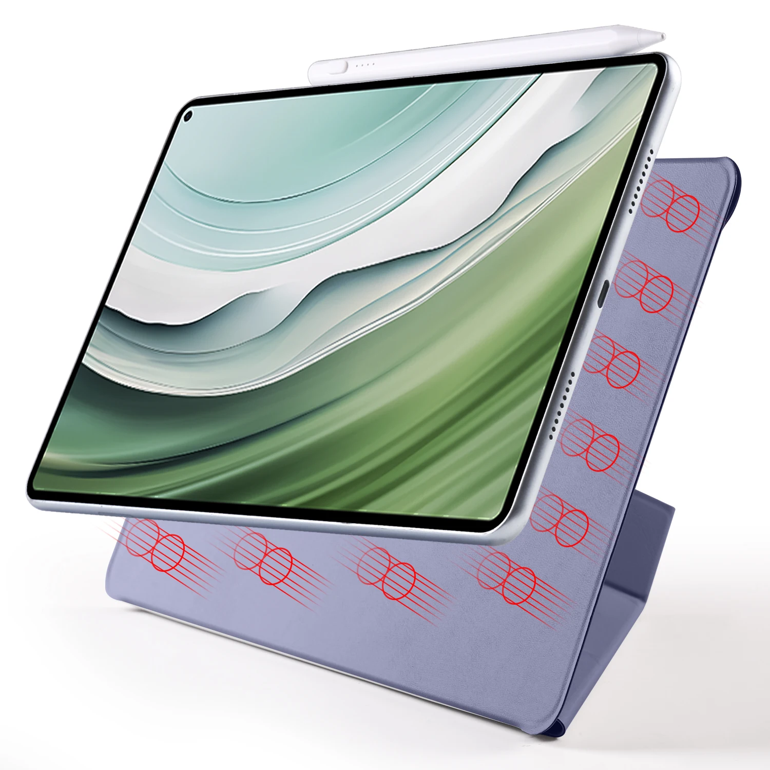 Magnetic Smart Tablet Stand and Book Cover Case