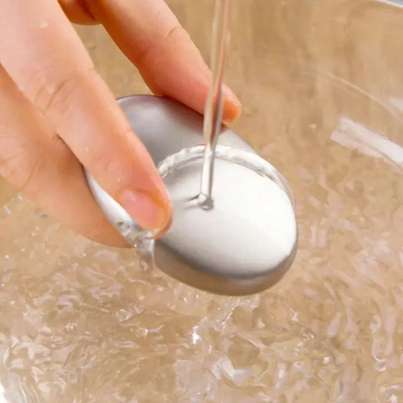 ZC0442 Stainless Steel Soap Bar Hand Odor Remover For Seafood