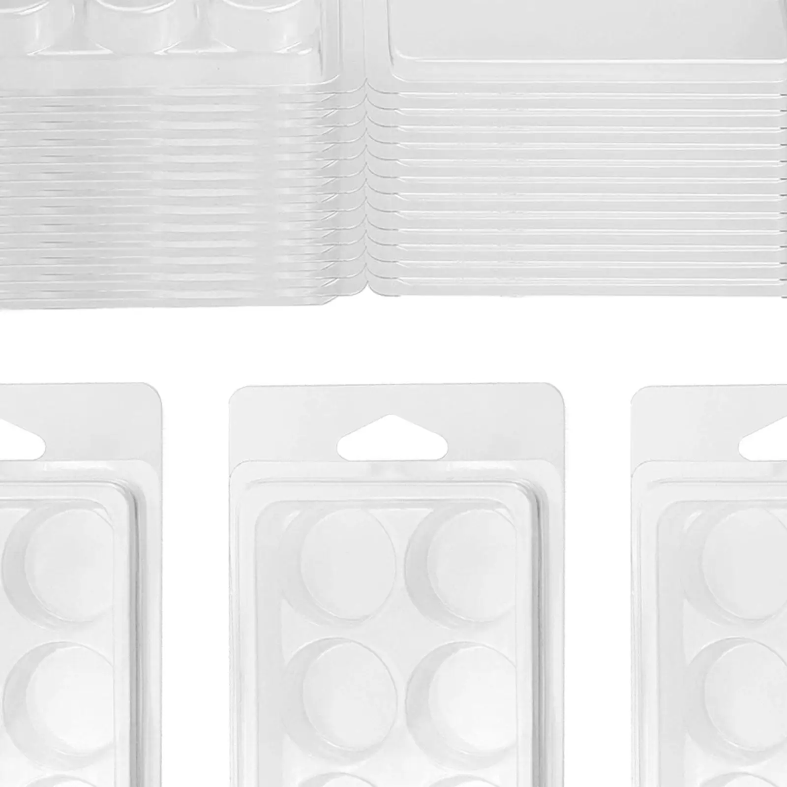 10pcs Candles Melt Clamshells Models Clear Empty Cube Tray Supplies Easy to Use Candle Container Handmade Sturdy Candle Making candle mold