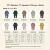 2025 Summer Newborn Baby Boy Romper Thicken Bamboo Infant Clothes Long Sleeve Ribbed Bodysuit Kid Girl Jumpsuit Sleeper Pajamas 3